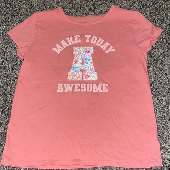 Wonder Nation Other - Wonder Nation Pink 'Make Today Awesome' Tee